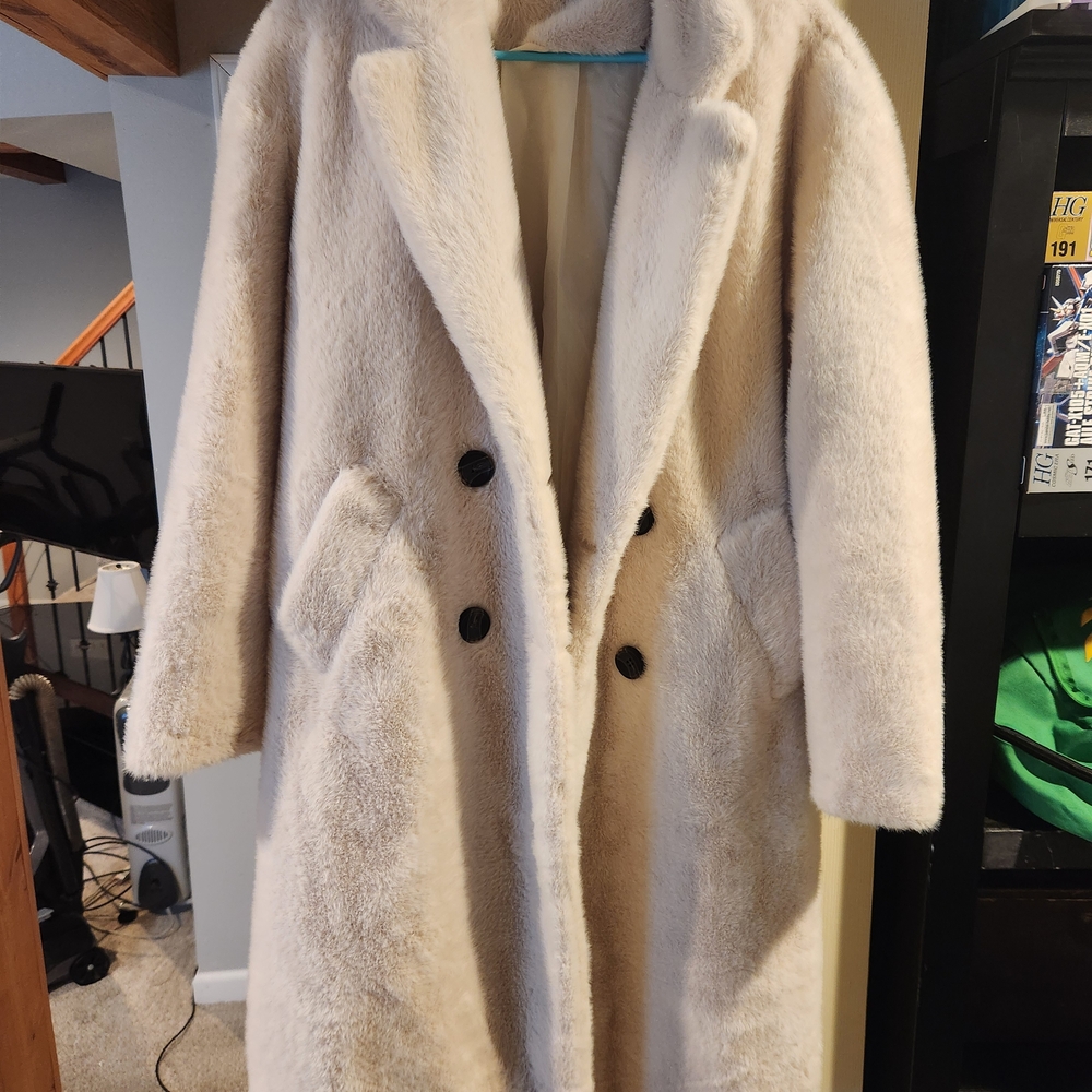 New Look Cream Teddy Jacket